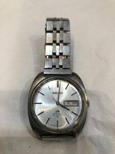 【稼動品】セイコー SEIKO ロードマチック LORDMATIC LM 5606-8020 自動巻き AT 23JEWELS デイデイト 文字盤 メンズ 腕時計 現状品