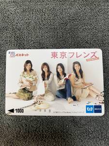 【未使用】東京フレンズ　パスネット　1000円カード　