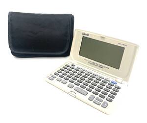 【B】【12627】☆★ 電子辞書 CASIO カシオ　EX-word XD-J800　エクスワード　専用ケース付き　取扱説明書付き　動作未確認　現状品☆★