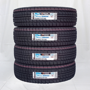 195/80R15 8PR 107/105L スタッドレスタイヤ HANKOOK ハンコック WINTER RW06 24年製 正規品 送料無料 4本税込 \32,480より 3