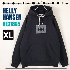 ヘリーハンセン/HELLY HANSEN★ニードルパンチ/HHボックスロゴ★スウェットパーカー★ゴールドウィン製★メンズXL