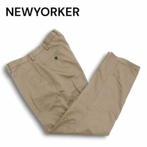 NEWYORKER ニューヨーカー 通年 スラックス テーパード パンツ Sz.91　メンズ 大きいサイズ　C4B03577_8#R