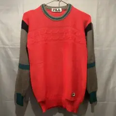 90s fila フィラ knit sweater ニット セーター