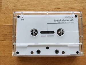 SONY Metal Master 46 TYPE Ⅳ POSITION ソニー メタル マスター ポジション カセットテープ セラミック製 中古品 録音済み 1