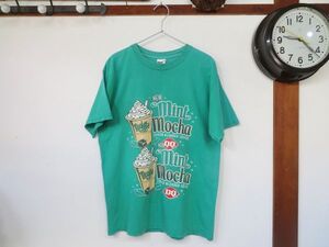 【ビンテージ/古着】2000年代初 GILDAN/VICTORY/mint mocha/BEAR ROOFING Tシャツ 米国購入 Mサイズ 検索用⇒ アメカジ/半袖/シャツ/D0910