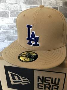 超人気即完売MLB大谷翔平所属LAドジャース×NEWERA 59FIFTY希少60周年記念モデルフィッテッドキャップ1/2KH