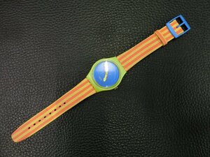 スウォッチ swatch CHAISE LONGUE シンプルデザイン クォーツ QUARTZ AG1992 管理No.41414