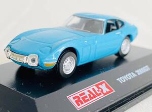 1/72 TOYOTA 2000GT トヨタ2000GT ライトブルー　ミニカー　REAL-X トヨタカーヒストリーズコレクション モデルカー 旧車 ほぼ未使用