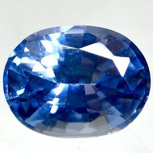 ☆天然サファイア 0.844ct☆U約6.1×4.7mm ルース 裸石 宝石 ジュエリー jewelry sapphire corundum コランダム DD0/DF7