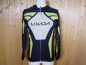 481◆LIXADA 長袖サイクリングウエア◆CN M US/EU Sサイズ 着用感少なめ LIXADA サイクル長袖Tシャツ 裏地薄起毛素材 4F