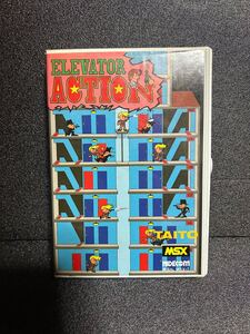 TAITO MSX エレベーターアクション　箱　説明書　