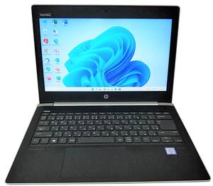 ★【驚速 HP Probook 430 G5 i5-7200U 2.5GHz x4+16GB+SSD128GB+320GB 13.3インチワイドノートPC】Win11+Office2021/WEBカメラ■D041130