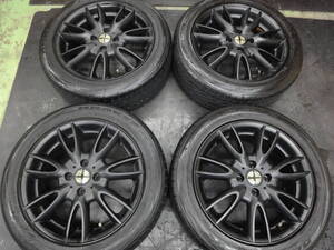 MAK　ジャッキー　16インチ　6.5J　IS48　PCD100-4H★オマケタイヤ195/55R16★MINI　ヴィッツ　アクア　フィット　スイフト　インサイト等