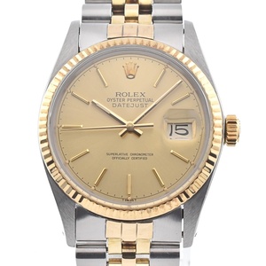 値下 ロレックス ROLEX Ｒef.16013 オイスターパーペチュアル デイトジャスト SS/YG Cal.3035 自動巻き メンズ R#132715