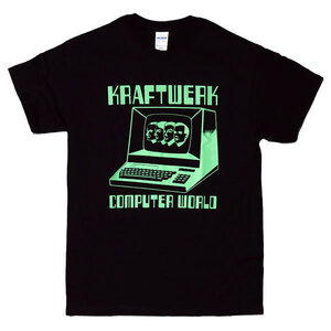 [Sサイズ]Kraftwerk（クラフトワーク） Computer World デザインＴシャツ ブラック