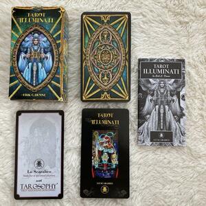 TAROT ILLUMINATI タロットイルミナティ 英語版　タロットカード　占い　オラクルカード　正規品　USED　ライダー版