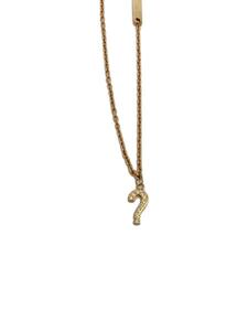 GUESS◆ネックレス/ステンレス/カラーストーン/GLD/トップ有/レディース