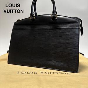 g30【美品】ルイヴィトン　LOUIS VUITTON　エピ　レザー　黒　ブラック　A4可　リヴィエラ　ハンドバッグ　トート　M48182 A4可