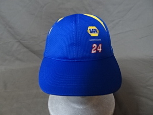 激レア USA購入 NASCAR参戦 老舗カー用品販売【NAPA RACING】【Hendrick MOTORSPORTS】#24【ChaseElliott】ロゴ刺繍入りキャップ 中古良品