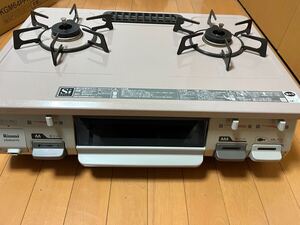 リンナイ　ガスコンロ　 ガステーブル 都市ガス用　12A 13A グリル付　 Rinna 水無し片面焼グリル　KGM64PPKR シャンパンメタリック