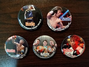 5種セット 井上尚弥 NAOYA INOUE エキサイトマッチ 限定 缶 バッジ 5種セットです！ バラ売り不可！