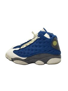 NIKE◆AIR JORDAN 13 RETRO/エアジョーダンレトロ/ブルー/414571-401/28.5cm/ブルー//