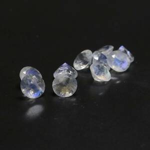 ブルームーンストーン 5mmラウンド 10個 4.16ct