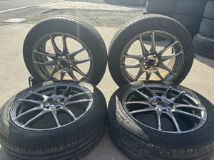 アルミホイール 　WORK　EMOTION　KIWAMI　16×6.5　ET52　4穴　16インチ　185/55R16　040102JO