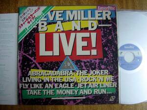 【帯LD】スティーヴミラーバンド/ライヴ!(MP157-15EMパイオニア1984年STEVE MILLER BAND/LIVE!)