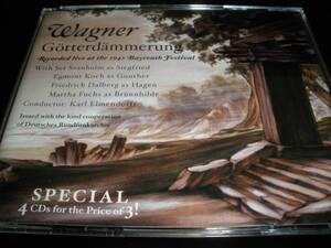 希少 廃盤 4CD エルメンドルフ ワーグナー 神々の黄昏 フックス フィッシャー 1942 バイロイト Wagner Gotterdammerung Elmendorff