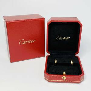 Cartier カルティエ ミニラブ ピアス アクセサリー K18YG 750 