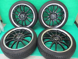 PIAA MOTORISMO TS-6【18×7J+48 5H-100】GOODYEAR EAGLE LS200 215/40R18 埼玉県発 現物確認OK♪4本set プリウス 86 BRZ等