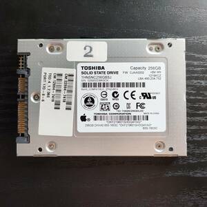 APPLE（TOSHIBA）256GB SSD TS256C ＜THNSNC256GBSJ＞ [Mac mini 2.5インチ SATA] ＃2