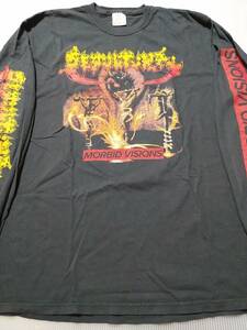 SEPULTURA 長袖Tシャツ 黒XLセパルトゥラ ロンT / slayer metallica sacrifice voivod venom exodus whiplash kreator sodom