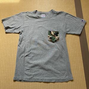 Champion ポケットTシャツ チャンピオン REVERSE WEAVE T-SHIRT リバースウィーブ CHAMPION 半袖Tシャツ ポケT champion