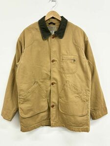 L.L.Bean エルエルビーン Hunting jacket ハンティングジャケット 裏地チェック Lサイズ ダックジャケット