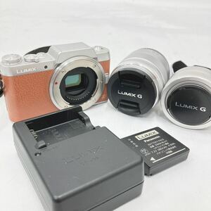 美品 Panasonic パナソニック LUMIX ルミックス DMC-GF7/ミラーレス一眼カメラ/レンズ H-FS35100 H-FS12032/バッテリー　充電器他　R尼0712