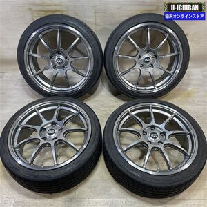 スイフトスポーツ 等 エンケイ RSM9 7.5-18+48 5H114.3 ファルケン ZE912 215/40R18 18インチ 4本セット 009