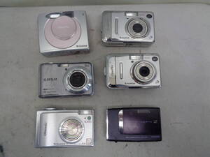 C2435 カメラまとめ売り6個 富士フイルム Fujifilm Finepix 30i / Finepix A500（×2） / Finepix AX660/ FinepixF10 / finepix Z10fd