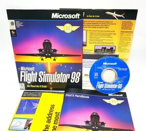 【同梱OK】 Microsoft Flight Simulator 98 ■ As Real As It Gets ■ 海外版 ■ ゲームソフト ■ フライトシミュレーター