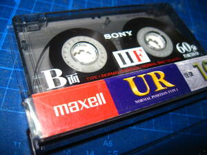 使用済み　中古　 カセットテープ　SONY　HF60　Type1　 ノーマル　60分　1本　爪あり　No.1499