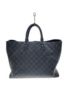 LOUIS VUITTON◆グラン・サック_モノグラム・エクリプス_BLK/PVC/BLK/総柄