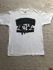 初期1990年代Ape 古着TシャツMサイズBAPEエイプ吹き出しタグA Bathing Ape 裏原宿90sベイプnigo nowhere初期ラジカセタグ 猿の惑星 !!