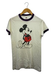 Disney◆Tシャツ/S/コットン/WHT/ホワイト