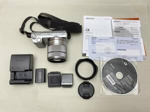 SONY α NEX-5 ズームレンズキット SEL1855 18-55mm F3.5-5.6 中古 ミラーレス一眼カメラ