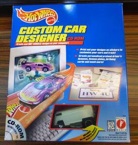  ホットホイールズ 1997 Hot Wheels VW DRAG BUS Custom Car Designer CD-Rom DESIGN / PRINT STICKERS 送料無料 