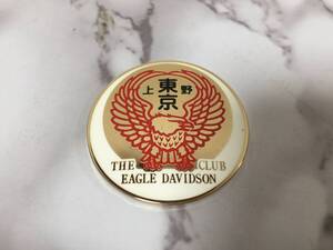 東京　上野　THE CLUB EAGLE DAVIDSON　エンブレム　ザ.クラブ イーグル ダビットソン　　　A1