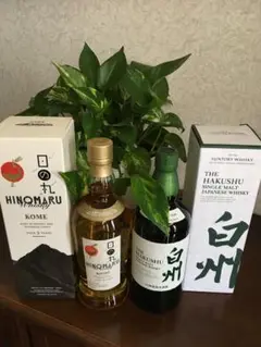 白州vs日の丸ウィスキー飲み比べ（╹◡╹）