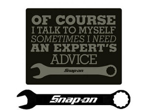 Snap-on（スナップオン）コンビ レンチ 工具 ツール メッセージ ステッカー「EXPERT