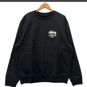 STUSSY ステューシー DOVER STREET MARKET LONDON プリント スウェット ブラック サイズXL 正規品 クルーネック